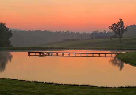Almost Sunrise, Stanardsville Pond, VA